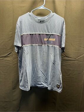 Harley-Davidson Light Blue Short-Sleeve tee sz XL (14al)